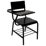 SILLA CON PALETA MODELO METALUX PLATINO